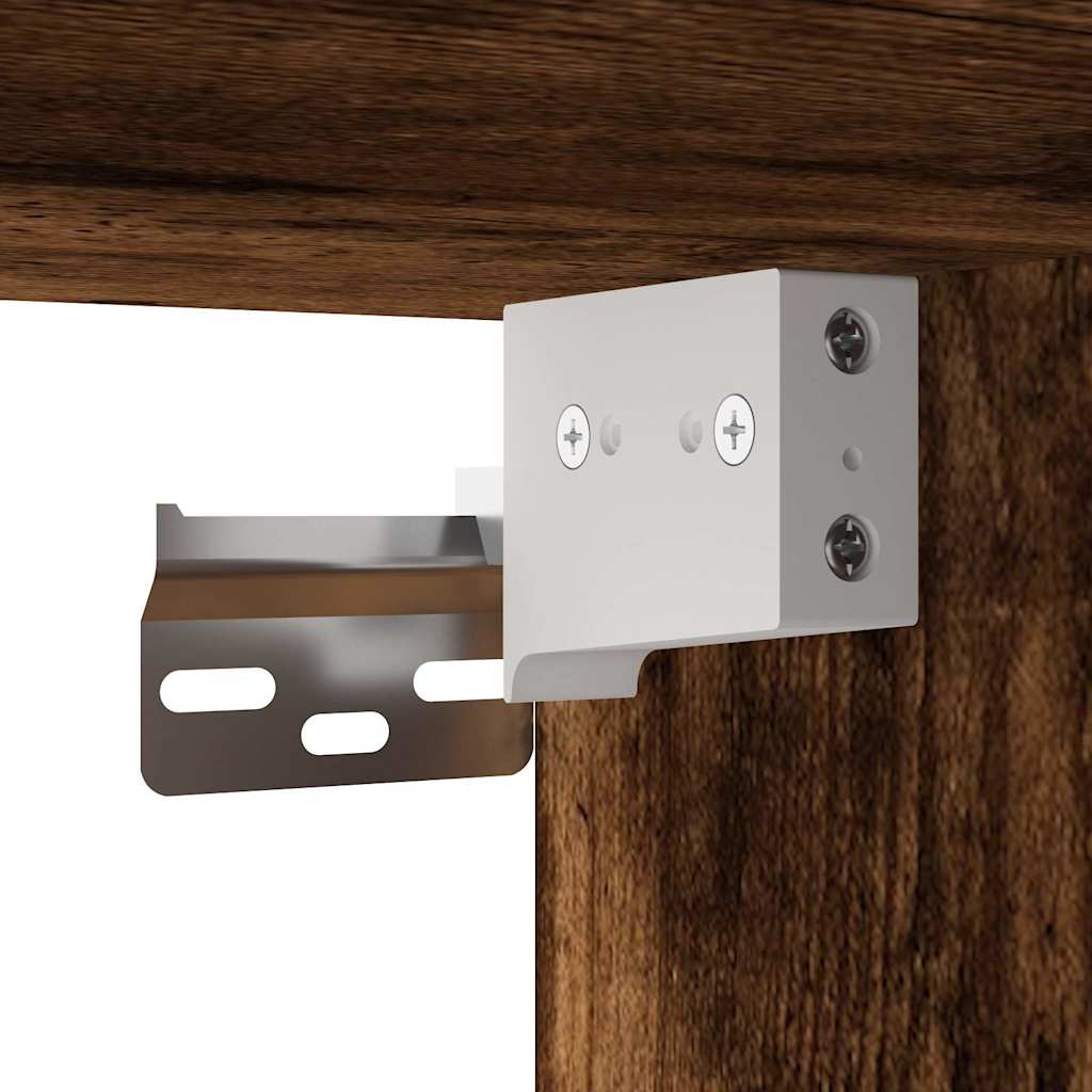 Armadietto a Muro Rovere Fumo 60x31x70 cm in Legno Multistrato | homemem39