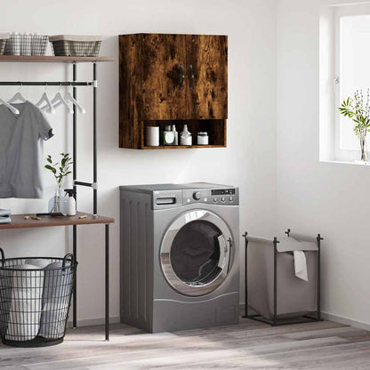 Armadietto a Muro Rovere Fumo 60x31x70 cm in Legno Multistrato | homemem39