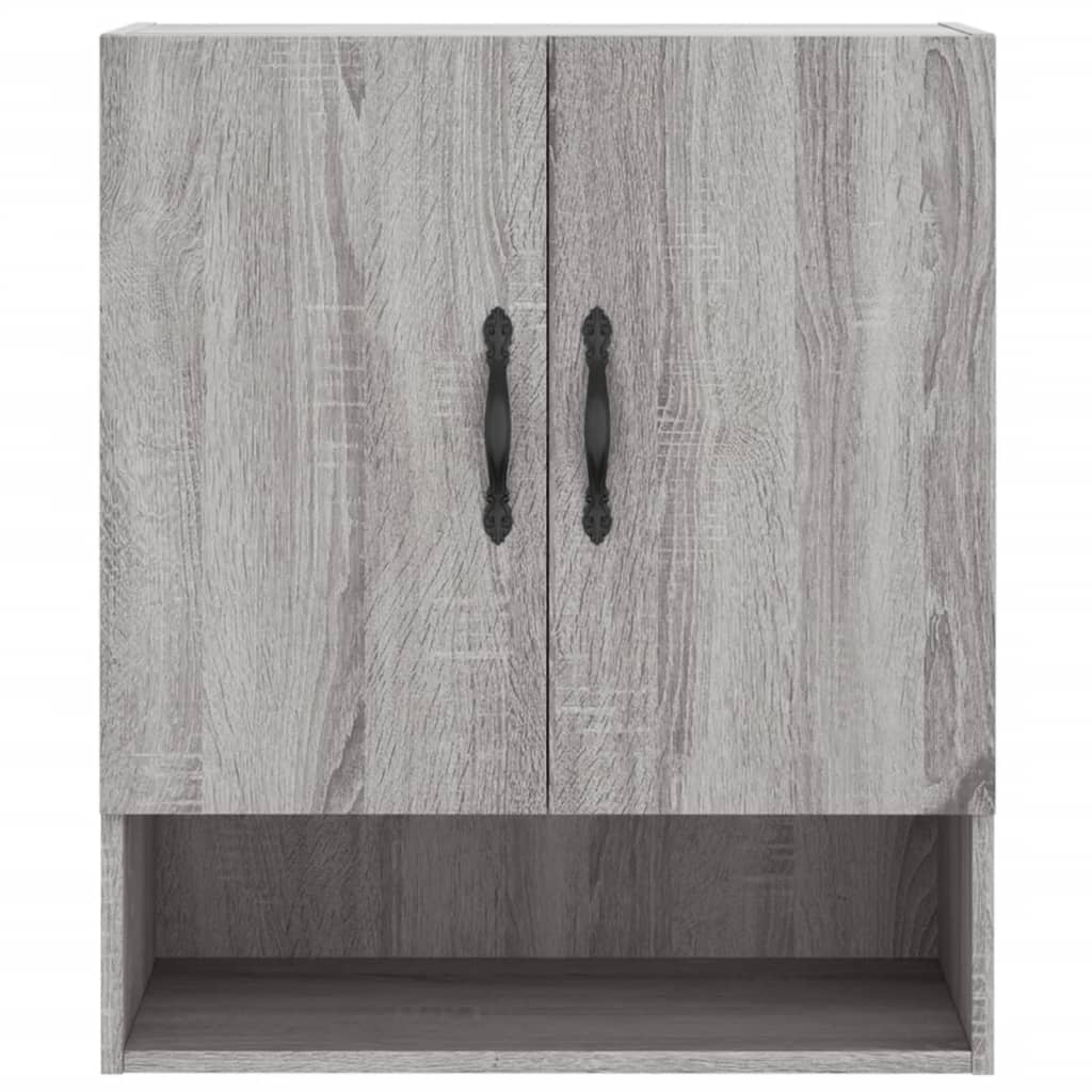 Armadietto a Muro Grigio Sonoma 60x31x70cm in Legno Multistrato | homemem39