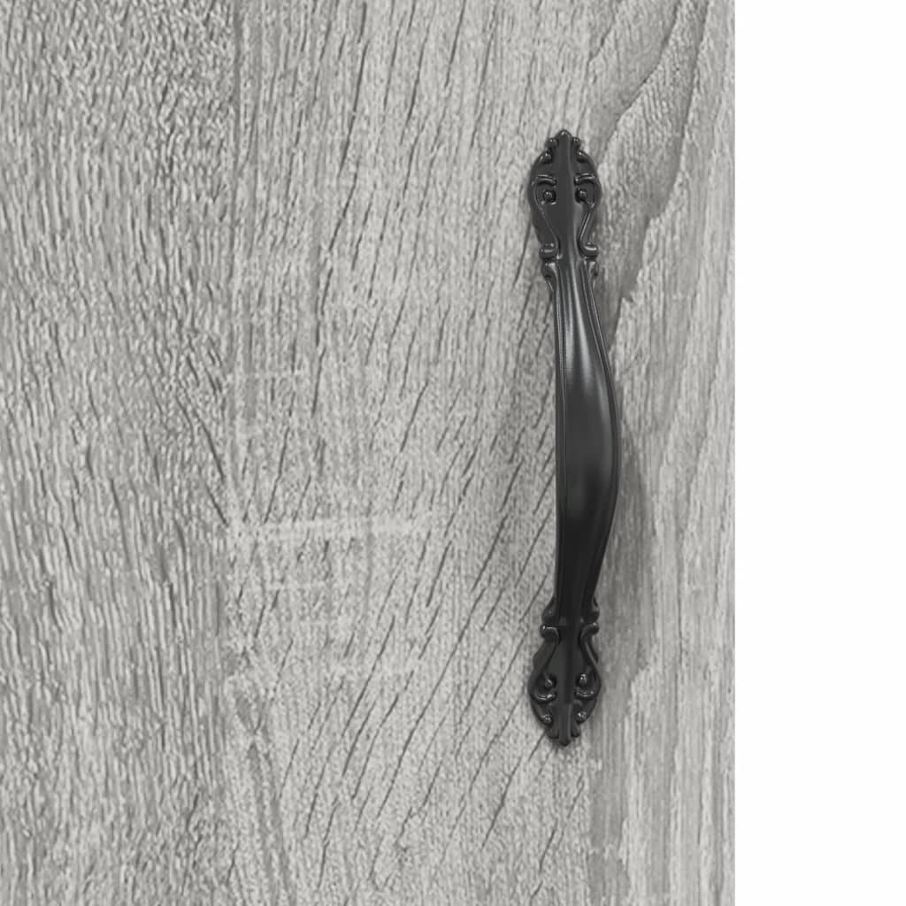 Armadietto a Muro Grigio Sonoma 60x31x70cm in Legno Multistrato | homemem39