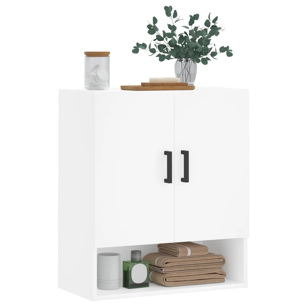 Armadietto a Muro Bianco 60x31x70 cm in Legno Multistrato | homemem39