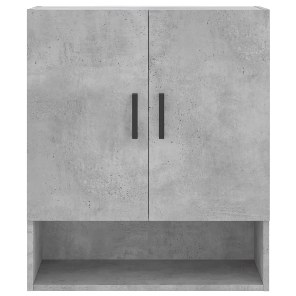 Armadietto a Muro Grigio Cemento 60x31x70 cm Legno Multistrato | homemem39