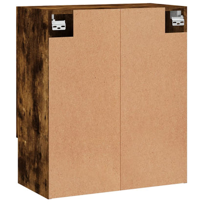 Armadietto a Muro Rovere Fumo 60x31x70 cm in Legno Multistrato | homemem39