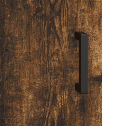 Armadietto a Muro Rovere Fumo 60x31x70 cm in Legno Multistrato | homemem39
