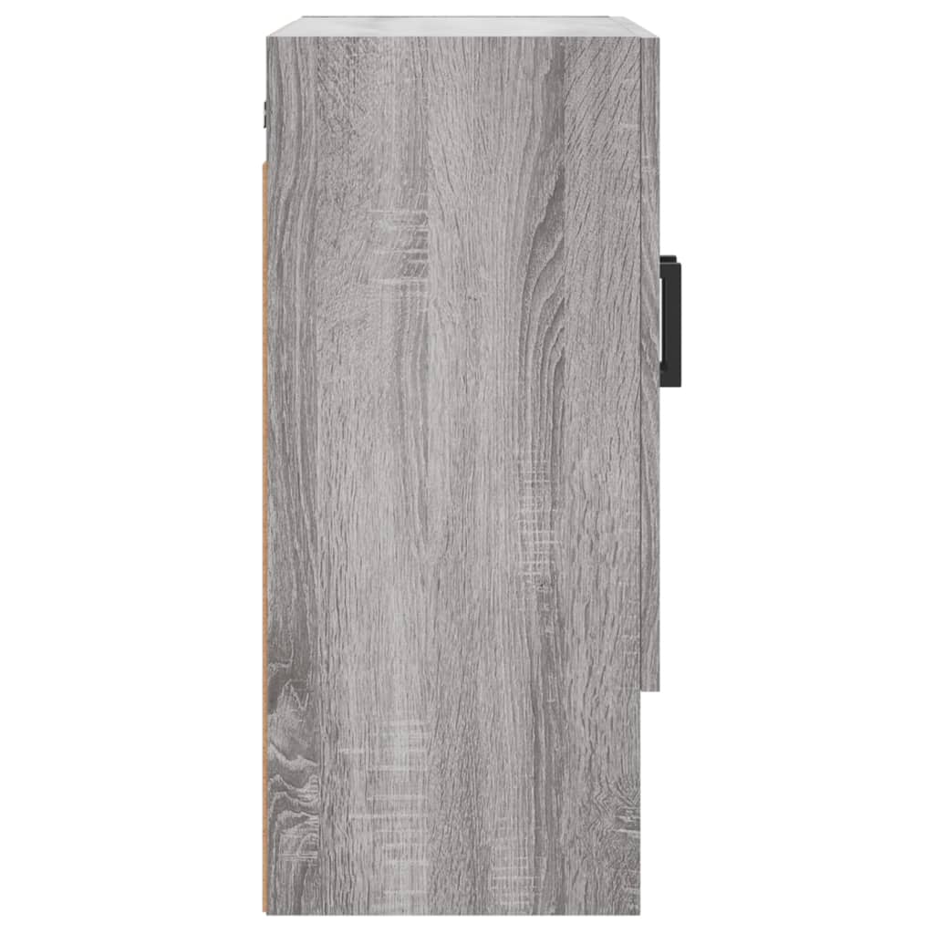 Armadietto a Muro Grigio Sonoma 60x31x70cm in Legno Multistrato - homemem39