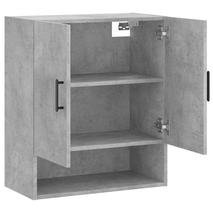 Armadietto a Muro Grigio Cemento 60x31x70 cm Legno Multistrato | homemem39