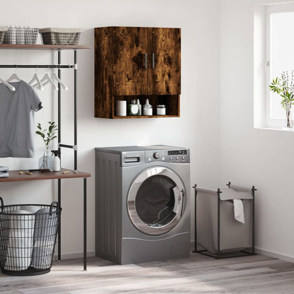 Armadietto a Muro Rovere Fumo 60x31x70 cm in Legno Multistrato | homemem39