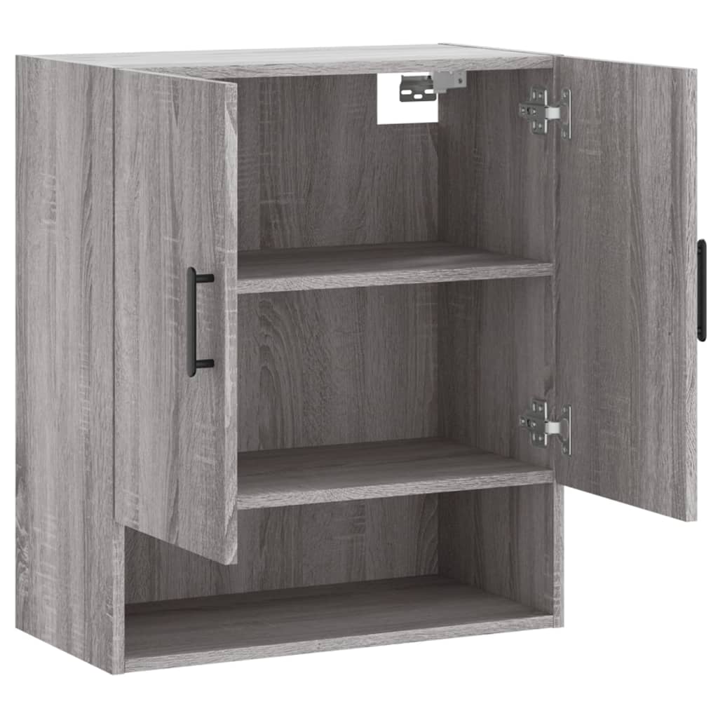 Armadietto a Muro Grigio Sonoma 60x31x70cm in Legno Multistrato | homemem39