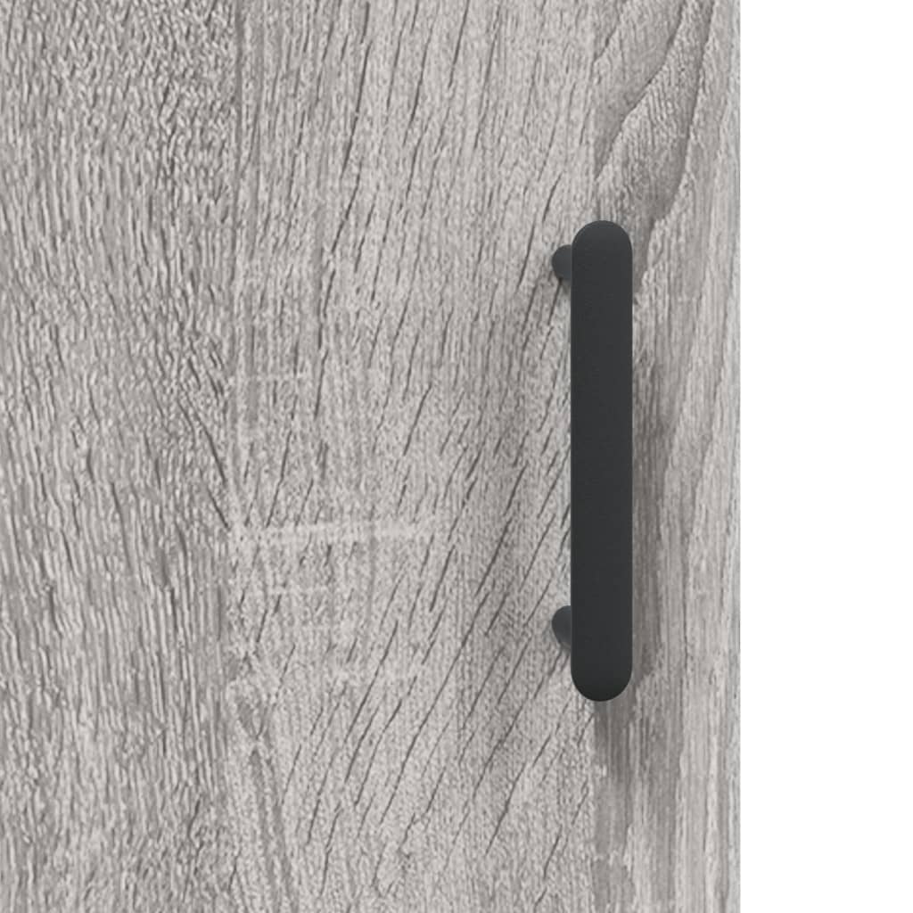 Armadietto a Muro Grigio Sonoma 60x31x70cm in Legno Multistrato | homemem39