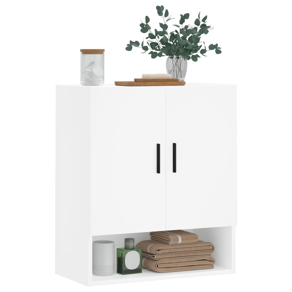 Armadietto a Muro Bianco 60x31x70 cm in Legno Multistrato | homemem39