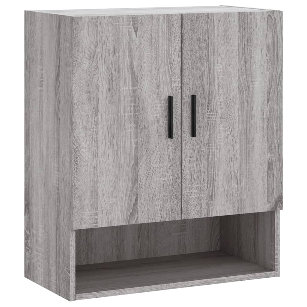 Armadietto a Muro Grigio Sonoma 60x31x70cm in Legno Multistrato | homemem39