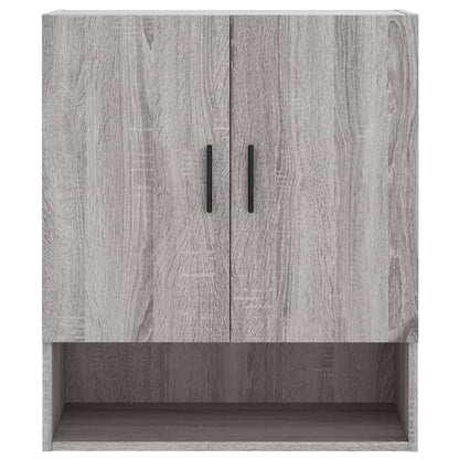 Armadietto a Muro Grigio Sonoma 60x31x70cm in Legno Multistrato | homemem39