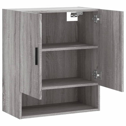 Armadietto a Muro Grigio Sonoma 60x31x70cm in Legno Multistrato | homemem39