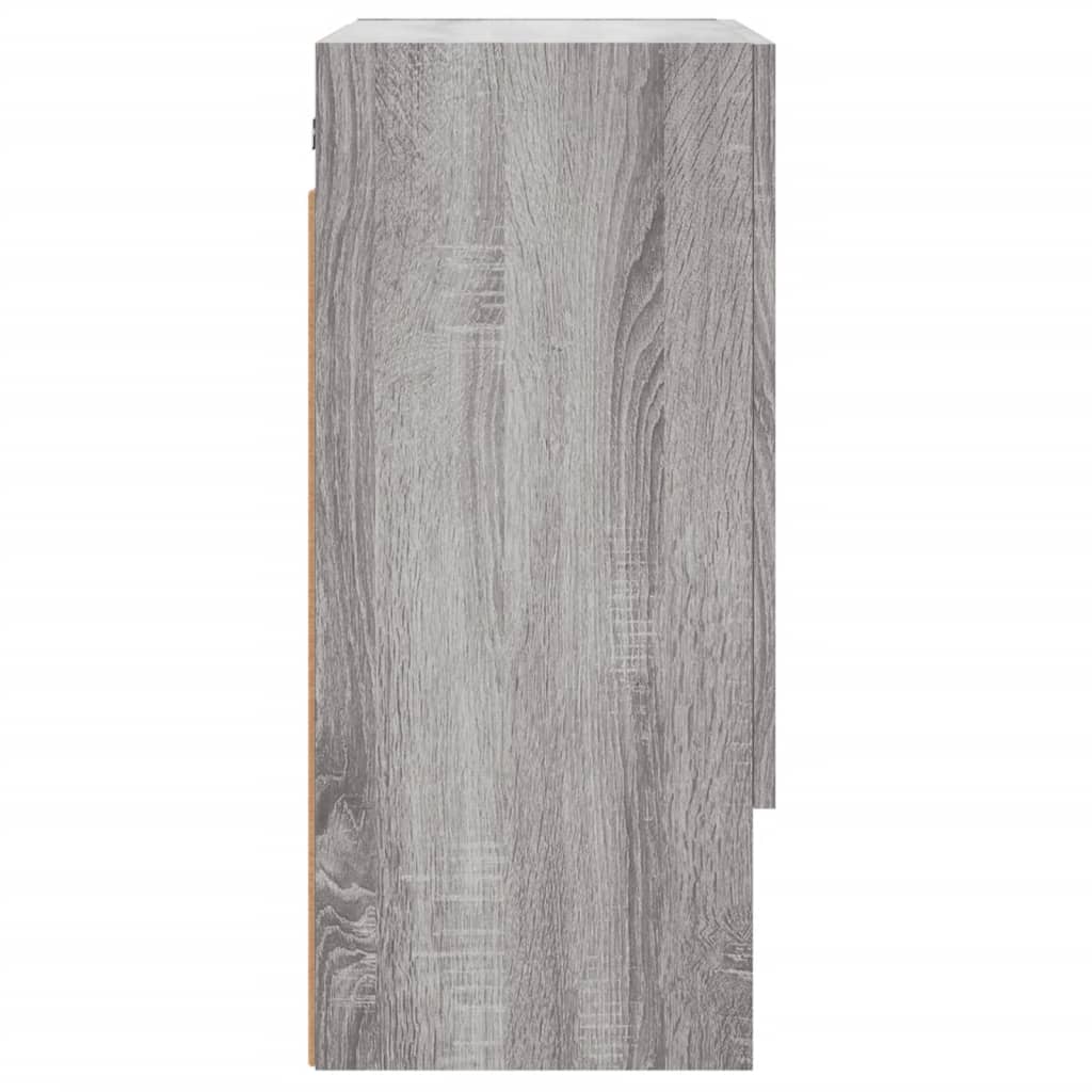Armadietto a Muro Grigio Sonoma 60x31x70cm in Legno Multistrato | homemem39
