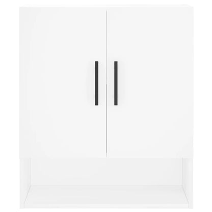 Armadietto a Muro Bianco 60x31x70 cm in Legno Multistrato