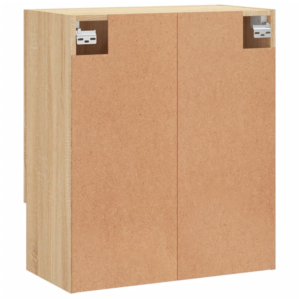 Sonoma Oak Wall Cabinet 60x31x70 cm Plywood