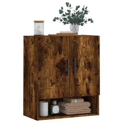 Armadietto a Muro Rovere Fumo 60x31x70 cm in Legno Multistrato | homemem39