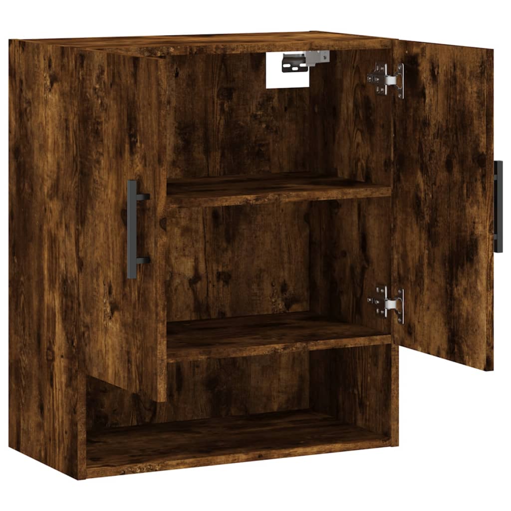 Armadietto a Muro Rovere Fumo 60x31x70 cm in Legno Multistrato | homemem39