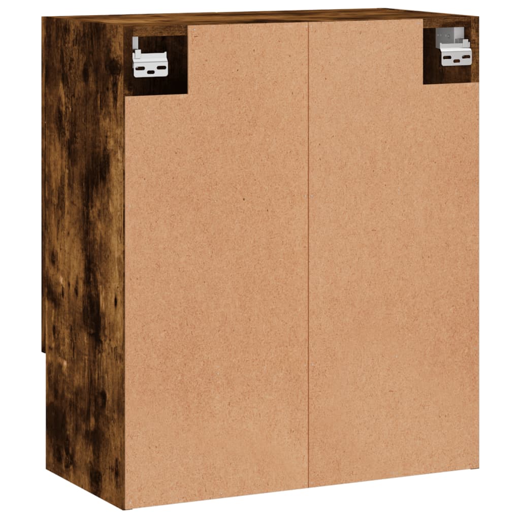 Armadietto a Muro Rovere Fumo 60x31x70 cm in Legno Multistrato | homemem39
