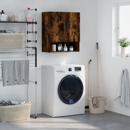 Armadietto a Muro Rovere Fumo 60x31x70 cm in Legno Multistrato | homemem39