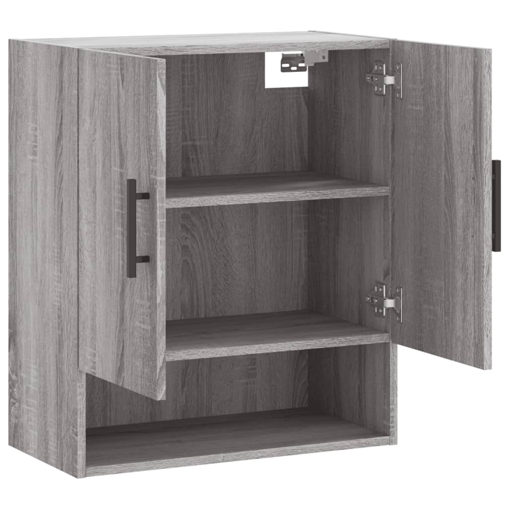Armadietto a Muro Grigio Sonoma 60x31x70cm in Legno Multistrato | homemem39