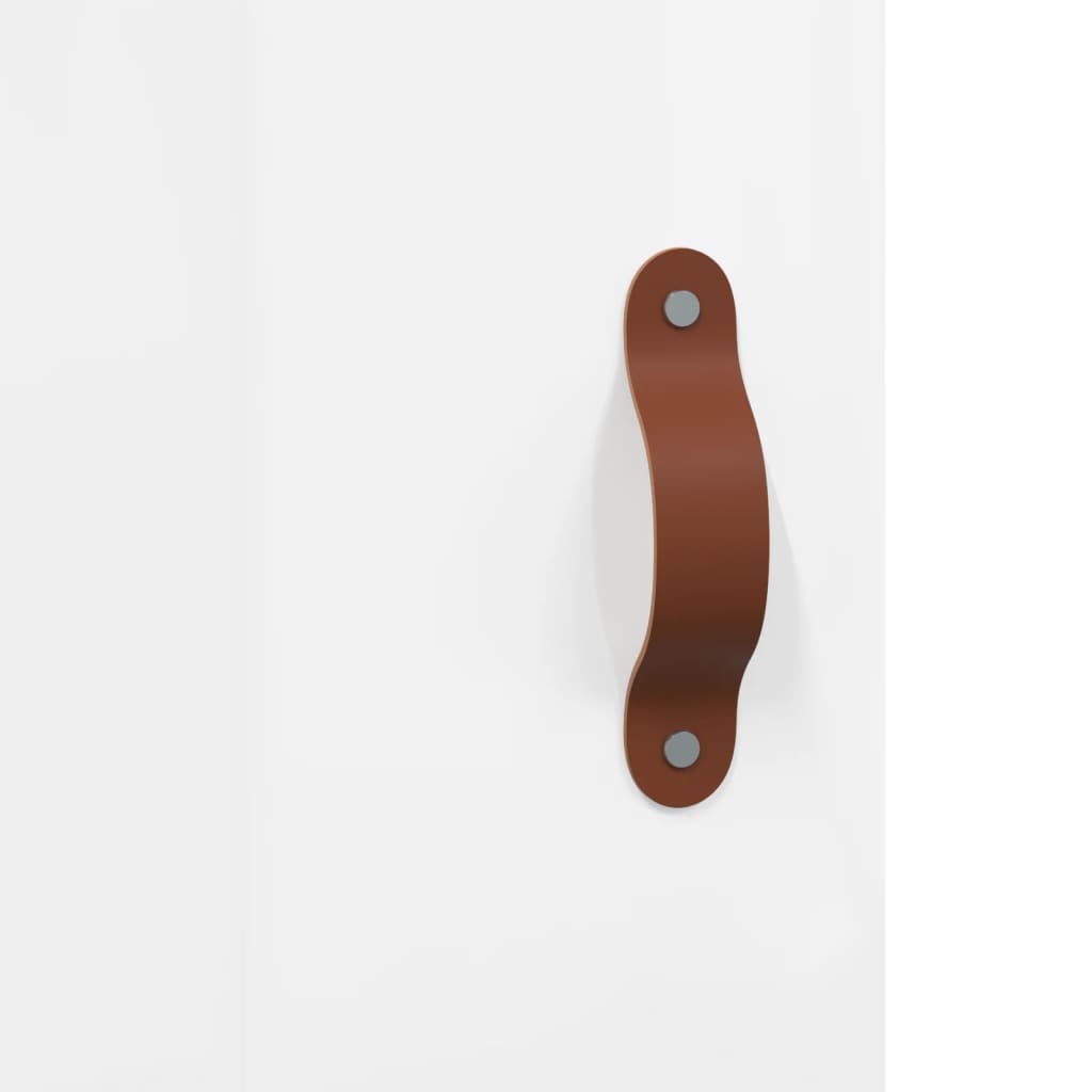 Armadietto a Muro Bianco Lucido 60x31x60 cm Legno Multistrato | homemem39