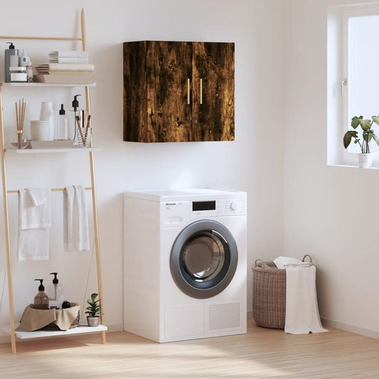 Armadietto a Muro Rovere Fumo 60x31x60 cm in Legno Multistrato | homemem39