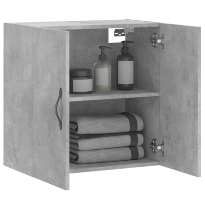 Mobile a Parete Grigio Cemento 60x31x60 cm in Legno Multistrato