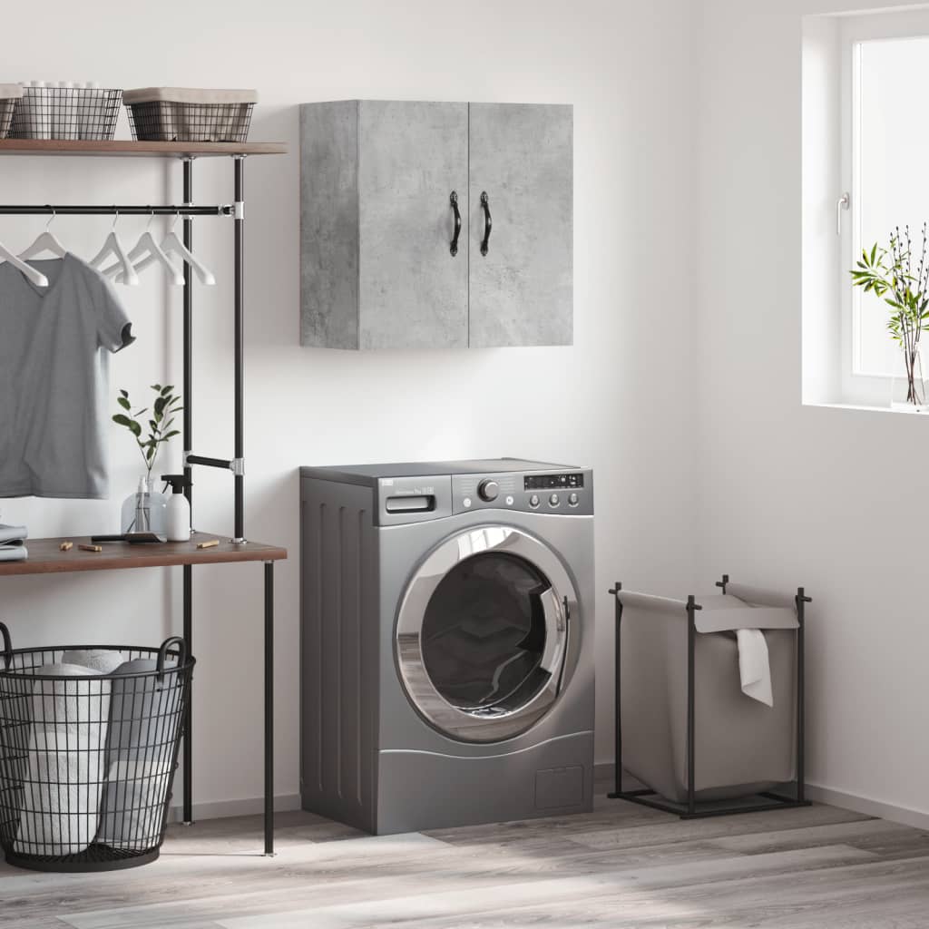 Mobile a Parete Grigio Cemento 60x31x60 cm in Legno Multistrato | homemem39