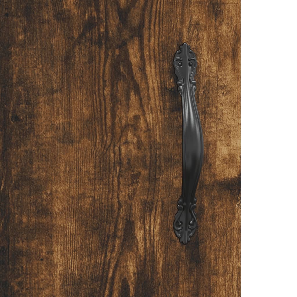 Armadietto a Muro Rovere Fumo 60x31x60 cm in Legno Multistrato | homemem39