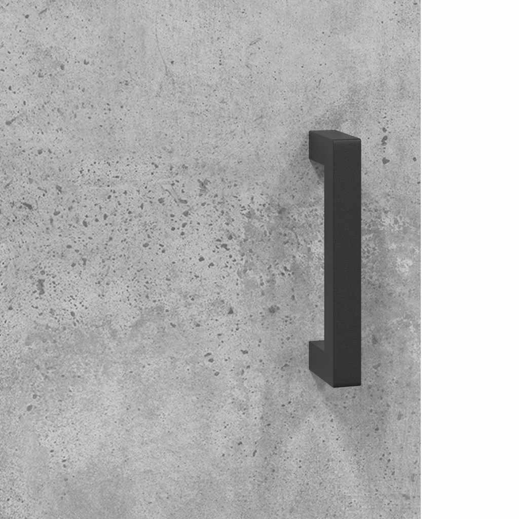 Mobile a Parete Grigio Cemento 60x31x60 cm in Legno Multistrato