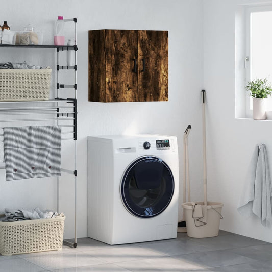 Armadietto a Muro Rovere Fumo 60x31x60 cm in Legno Multistrato | homemem39