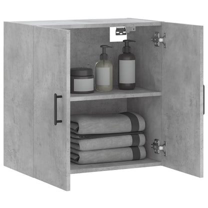 Mobile a Parete Grigio Cemento 60x31x60 cm in Legno Multistrato