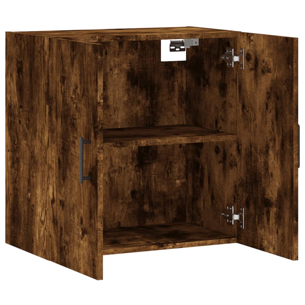 Armadietto a Muro Rovere Fumo 60x31x60 cm in Legno Multistrato | homemem39