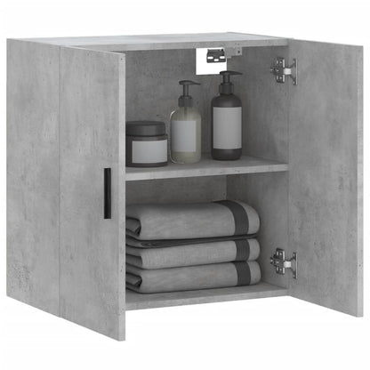 Mobile a Parete Grigio Cemento 60x31x60 cm in Legno Multistrato