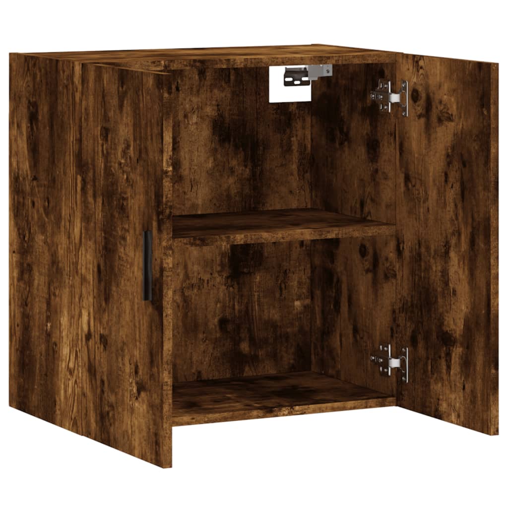Armadietto a Muro Rovere Fumo 60x31x60 cm in Legno Multistrato | homemem39