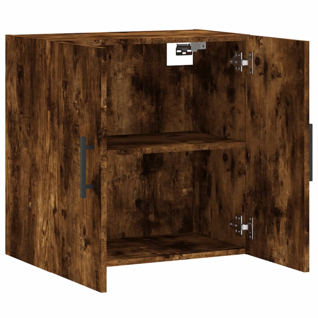 Armadietto a Muro Rovere Fumo 60x31x60 cm in Legno Multistrato | homemem39