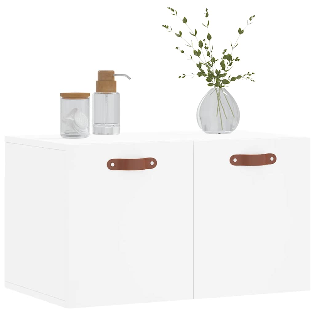 Mobile a Parete Bianco 60x36,5x35 cm in Legno Multistrato