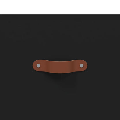 Mobile a Parete Nero 60x36,5x35 cm in Legno Multistrato - homemem39