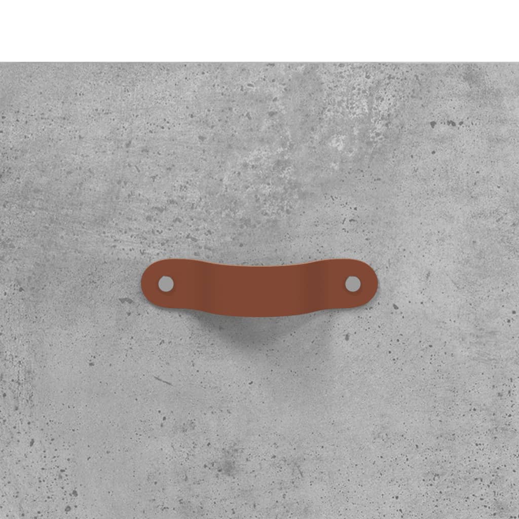 Mobile a Parete Grigio Cemento 60x36,5x35 cm Legno Multistrato