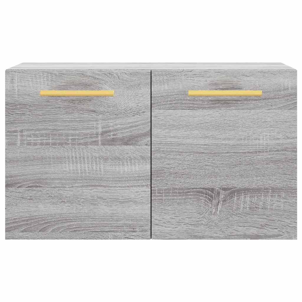 Mobile a Parete Grigio Sonoma 60x36,5x35cm in Legno Multistrato