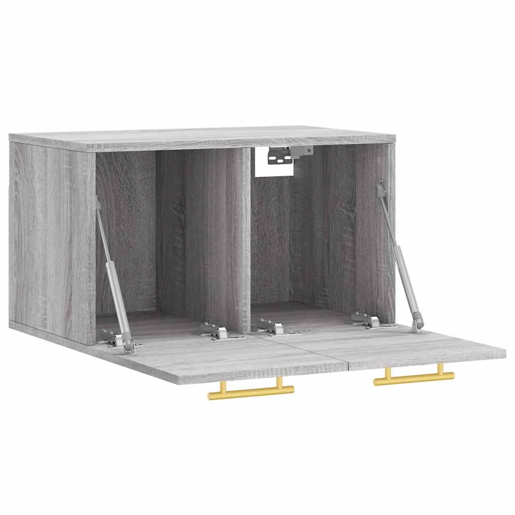 Mobile a Parete Grigio Sonoma 60x36,5x35cm in Legno Multistrato | homemem39