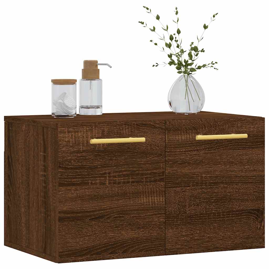 Mobile a Parete Rovere Marrone 60x36,5x35 cm Legno Multistrato | homemem39