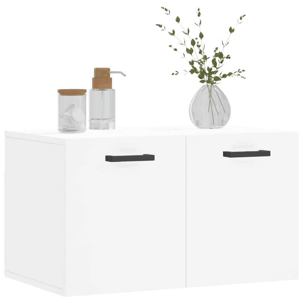 Mobile a Parete Bianco 60x36,5x35 cm in Legno Multistrato | homemem39