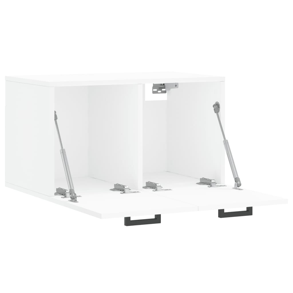 Mobile a Parete Bianco 60x36,5x35 cm in Legno Multistrato | homemem39