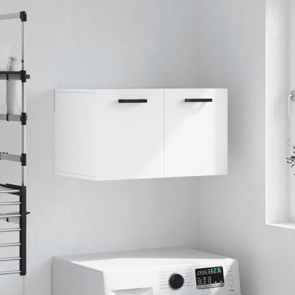 Mobile a Parete Bianco 60x36,5x35 cm in Legno Multistrato | homemem39