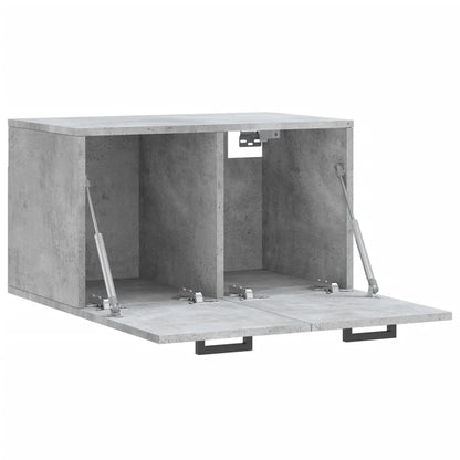 Mobile a Parete Grigio Cemento 60x36,5x35 cm Legno Multistrato | homemem39