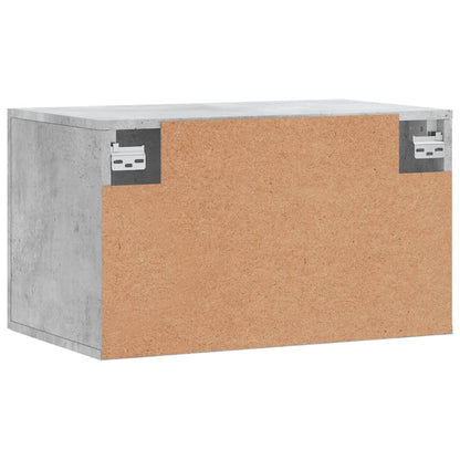 Mobile a Parete Grigio Cemento 60x36,5x35 cm Legno Multistrato | homemem39