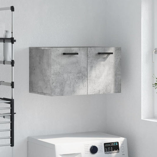 Mobile a Parete Grigio Cemento 60x36,5x35 cm Legno Multistrato | homemem39