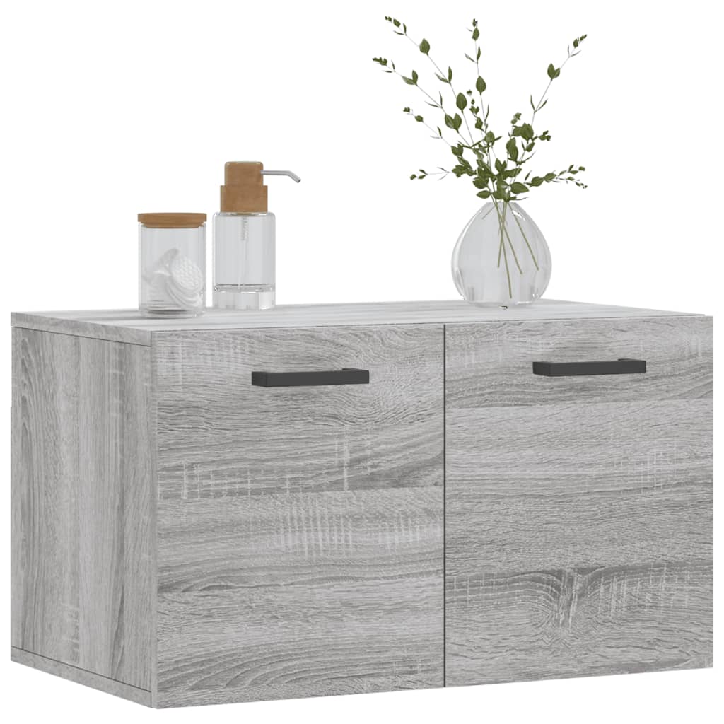Mobile a Parete Grigio Sonoma 60x36,5x35cm in Legno Multistrato | homemem39